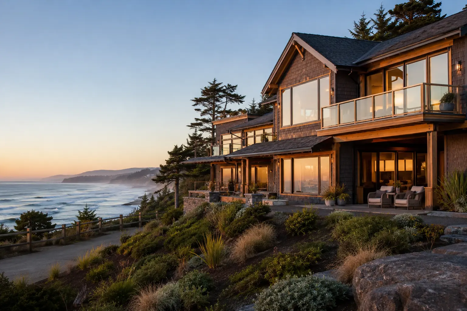 Lincoln City home builder project on the Oregon coast